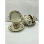 Noritake◆ASIAN SONG/カップ&ソーサー/4客/花柄