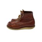 ショッピングWING RED WING◆レースアップブーツ/26cm/BRW/レザー/9106