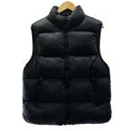 ZARA◆ベスト/L/ナイロン/BLK/無地/4302/314/800