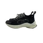 ショッピングgucci GUCCI◆RUN/ローカットスニーカー/24.5cm/BLK/PVC