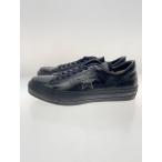 CONVERSE◆ワンスター/ローカットスニーカー/US7/BLK/レザー