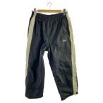 STUSSY◆90s/ナイロンパンツ/XL/ナイロン/BLK/USA製//