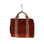 HERMES◆カンヌMM/ショルダーバッグ/キャンバス/ORN/無地