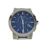 ショッピングBURBERRY BURBERRY BLACK LABEL◆クォーツ腕時計/アナログ/ステンレス/BLU/SLV/BU9363//