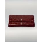 LOUIS VUITTON◆ポルト・フォイユ・サラ_モノグラム・ヴェルニ_BRD/エナメル/BRD/レディース