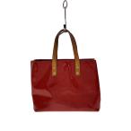LOUIS VUITTON◆リードPM_モノグラム・ヴェルニ/エナメル/RED
