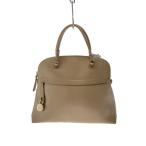 FURLA◆パイパー/ハンドバッグ/--/BEG/�