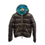 ショッピングduvetica DUVETICA◆ダウンジャケット/46/ナイロン/BRW/無地/Dionisio/フード内側変色有