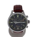 TIMEX◆クォーツ腕時計/アナログ/レザー/BLK/BRW/TW2P84300//