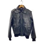 ショッピングschott Schott◆レザージャケット・ブルゾン/38/レザー/BLK/A-2