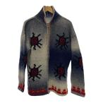 ショッピングカウチン USED/カーディガン(厚手)/--/--/ネイビー/エクアドル製/カウチン/太陽
