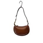ISABEL MARANT◆OSKAN MOON BAG/スタッズ/ショルダーバッグ/レザー/BRW