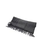 ショッピングショール LAPUAN KANKURIT◆UNI ポケットショール/マフラー/ウール/GRY/無地/レディース