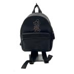 ショッピングミニー COACH◆バッグ/レザー/BLK/F29353/ミニーマウス