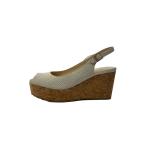 JIMMY CHOO* эспадрильи /34/WHT/PRAISE