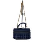 ショッピングzara ZARA◆ショルダーバッグ/コットン/NVY/ツイード