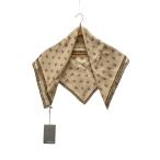 MAX MARA* монограмма рисунок / шарф / шелк /BEG/ женский /454601856/ с биркой 