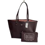 COACH◆リバーシブルフラワートートバッグ/トートバッグ/--/PNK/花柄/F46286