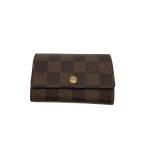 LOUIS VUITTON◆キーケース/レザー/BRW/レディース