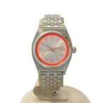 ショッピングnixon NIXON◆クォーツ腕時計/アナログ/ステンレス/WHT/SLV/MINIMIZED