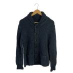 ショッピングショール RRL◆ショールカラー/カーディガン(厚手)/S/コットン/NVY
