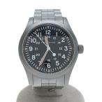 HAMILTON◆カーキフィールド/自動巻腕時計/アナログ/ステンレス/BLK/SLV/H695290//