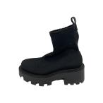 ショッピングzara ZARA◆ショートブーツ/--/BLK