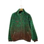 ショッピングsupreme Supreme◆フリースジャケット/XL/ポリエステル/グリーン/総柄