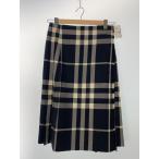 ショッピングBURBERRY BURBERRY LONDON◆スカート/40/ウール/BLK/チェック
