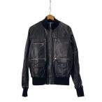 ショッピングGABBANA DOLCE&GABBANA◆レザージャケット・ブルゾン/50/羊革/BLK/G9KG1LFUL89