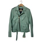 Blackmeans◆ダブルライダースジャケット/3/牛革/BLU//