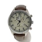 TIMEX◆クォーツ腕時計/アナログ/レザー/BEG/BRW/SS/TW2R88200/電池切れ