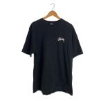 STUSSY◆Tシャツ/XL/コットン/BLK