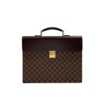 ショッピングダミエ LOUIS VUITTON◆アルトナPM_ダミエ・エベヌ/PVC/BRW