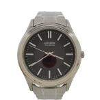 CITIZEN* кварц наручные часы / аналог / нержавеющая сталь /BLK/SLV/E031-S048419/Eco-Drive//