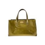 LOUIS VUITTON◆ウィルシャーPM_モノグラム・ヴェルニ_GRY/エナメル/GRY