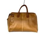 BRELIOUS* застежка-молния даллес сумка "Boston bag" / кожа /CML/ одноцветный //