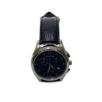 HAMILTON◆クォーツ腕時計/アナログ/レザー/BLK/BLK/H386120