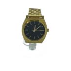 ショッピングnixon NIXON◆クォーツ腕時計/アナログ/ステンレス/BLK/GLD/電池切れ