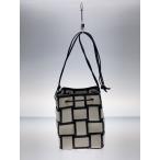 ショッピングbottega BOTTEGA VENETA◆ショルダーバッグ/キャンバス/WHT//