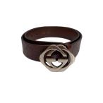 GUCCI◆ベルト/レザー/BRW/メンズ/525040