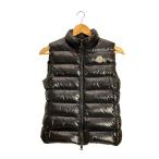 MONCLER◆ダウンベスト/0/ナイロン/BLK/無地/C20934830405 68950