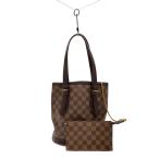 ショッピングダミエ LOUIS VUITTON◆マレ_ダミエ・エベヌ/PVC/BRW