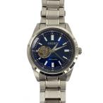 ショッピング自動巻き SEIKO◆自動巻腕時計/アナログ/ステンレス/ブルー/シルバー/SCVE051
