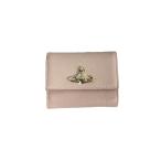 Vivienne Westwood◆EXECUTIVE/2つ折り財布/レザー/ピンク/無地/レディース