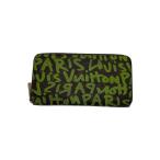 LOUIS VUITTON◆ジッピー・ウォレット_モノグラム・グラフィティ_BRW/PVC/BRW/メンズ