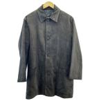 ショッピングフランス dunhill◆90s/フランス製/コート/--/スウェード/BRW
