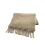 LOEWE* кашемир ./ дыра грамм /bai цвет / muffler / шерсть /BEG/ одноцветный / женский 