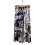 VIVIENNE TAM◆25ss/パワーネット/マーブルドラゴンプリント/ワイドパンツ/GRY/総柄/152756