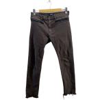 UNDERCOVER* кромка .. порез . Denim брюки / обтягивающий брюки /3/ хлопок /BRW/ одноцветный /UC1B4510